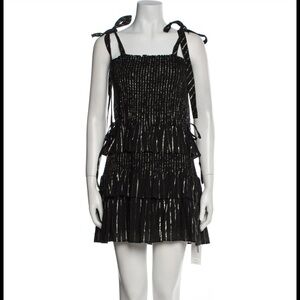 House of Harlow 1960 Revolve Mini Dress | Layered | Black & Gold | NWT | Medium